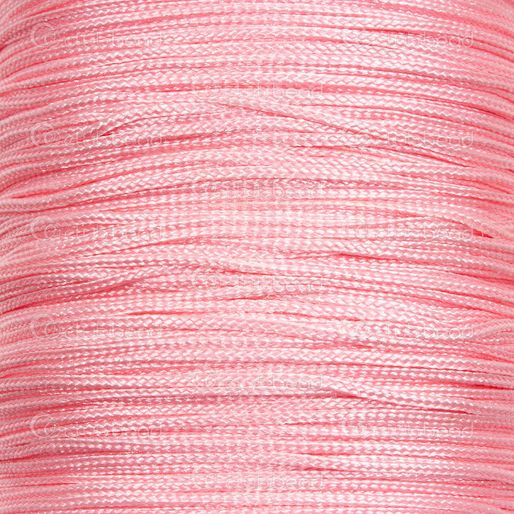 Polyester Cord 1mm Pink 91m (100 yd) - 1604-0400-21 - Club Bead