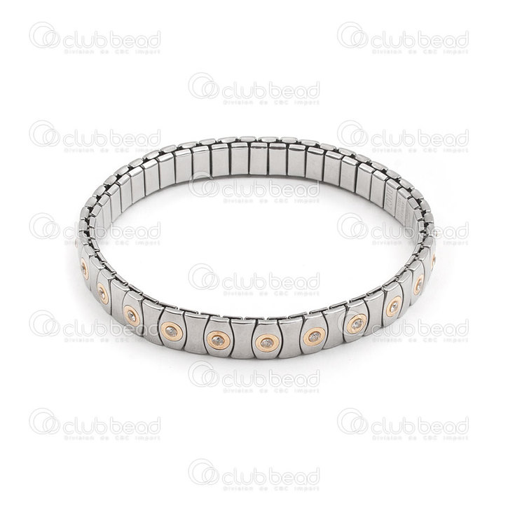 Bracelet élastique acier inoxydable