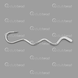 00-1719-1003-SL - Metal Bookmark Zig Zag 15.5cm Antique Silver Without Designs 5pcs 00-1719-1003-SL,Findings,Bookmarks,15.5cm,Metal,Bookmark,Zig Zag,15.5cm,Antique Silver,Metal,Without Designs,5pcs,China,montreal, quebec, canada, beads, wholesale