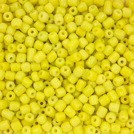 1001-9001-0409 - Bille de Verre Perle de Rocaille Rond 6/0 Jaune Opaque 90g app. 900pcs 1001-9001-0409,Tissage,Perles de rocaille,No 6,Bille,Perle de Rocaille,Verre,Verre,6/0,Rond,Rond,Jaune,Jaune,Opaque,Chine,montreal, quebec, canada, beads, wholesale