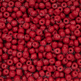 1001-9001-0411 - Bille de Verre Perle de Rocaille Rond 6/0 Rouge Foncé Opaque 90g app. 900pcs 1001-9001-0411,Tissage,Perles de rocaille,Chinoises,Bille,Perle de Rocaille,Verre,Verre,6/0,Rond,Rond,Rouge,Rouge,Dark,Opaque,montreal, quebec, canada, beads, wholesale