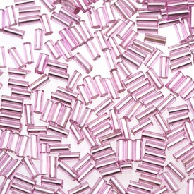 M-1003-1103 - Seed Bead Bugle #3 Light Pink Silver Lined 500gr M-1003-1103,Weaving,Seed beads,Bead,Seed Bead,Glass,#3,Cylinder,Bugle,Pink,Pink,Light,Silver Lined,China,500gr,montreal, quebec, canada, beads, wholesale