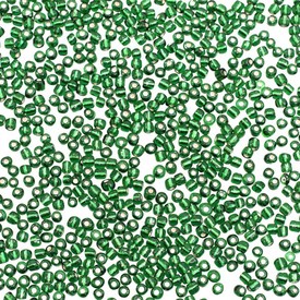 *A-1010-37B - Bead Seed Bead 10/0 Green Silver Lined 1 Box (app. 100 gr.) *A-1010-37B,Weaving,Seed beads,Chinese,Bead,Seed Bead,Glass,10/0,Round,Green,Green,Silver Lined,China,1 Box (app. 100 gr.),montreal, quebec, canada, beads, wholesale