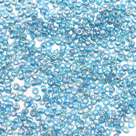 *A-1010-D17 - Glass Bead Seed Bead 10/0 Turquoise 1 Box (app. 100 gr.) *A-1010-D17,Weaving,Seed beads,Nb 10,montreal, quebec, canada, beads, wholesale