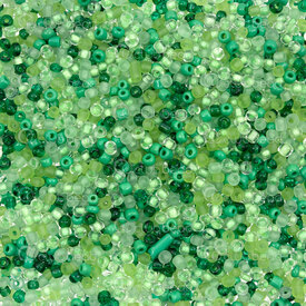 A-1010-MIX5 - Bead Seed Bead 10/0 Forest MIX 1bag (approx.100gr) A-1010-MIX5,montreal, quebec, canada, beads, wholesale
