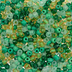 A-1060-MIX5 - Bille Perle de Rocaille 10/0 Assortiment Foret (approx.100gr) A-1060-MIX5,Produits en vrac,Billes et pendentifs,montreal, quebec, canada, beads, wholesale