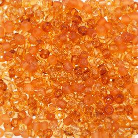 A-1060-MIX7 - Bille Perle de Rocaille 10/0 Assortiment Caramel (approx.100gr) A-1060-MIX7,montreal, quebec, canada, beads, wholesale