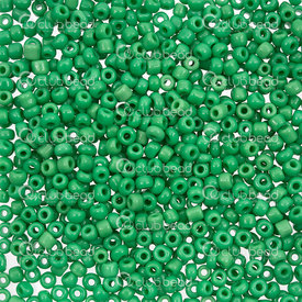 A-1080-47 - Bille Perle de Rocaille 8/0 Vert Opaque A-1080-47,montreal, quebec, canada, beads, wholesale