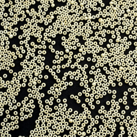 A-1101-1039 - Bead Seed Bead Preciosa 10/0 Pearl Ceylon Eggshell 1 Bag (app. 50g) (App. 4800pcs) Czech Republic A-1101-1039,Weaving,Seed beads,Nb 10,Beige,Bead,Seed Bead,Glass,10/0,Round,Beige,Eggshell,Pearl,Ceylon,Czech Republic,montreal, quebec, canada, beads, wholesale