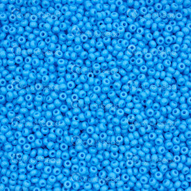 A-1101-1123 - Bead Seed Bead Preciosa 10/0 Light Blue Opaque 1 Bag (app. 50g) (App. 4800pcs) Czech Republic A-1101-1123,Weaving,Seed beads,Nb 10,Bead,Seed Bead,Glass,10/0,Round,Blue,Blue,Light,Opaque,Czech Republic,Preciosa,montreal, quebec, canada, beads, wholesale