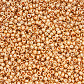 A-1101-2003 - Glass Bead Seed Bead Round 8/0 Preciosa Dark Gold Metallic 1 Bag (app. 50g) (App. 2000pcs) Czech Republic A-1101-2003,Bead,Seed Bead,Glass,8/0,Round,Beige,Gold,Dark,Metallic,Czech Republic,Preciosa,1 Bag (app. 50g),(App. 2000pcs),montreal, quebec, canada, beads, wholesale