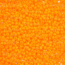 1101-2039 - Glass Bead Seed Bead Round 8/0 Preciosa Light Orange Opaque 50g app. 2000pcs Czech Republic 1101-2039,Weaving,Seed beads,8/0,Bead,Seed Bead,Glass,Glass,8/0,Round,Round,Orange,Light Orange,Opaque,Czech Republic,montreal, quebec, canada, beads, wholesale