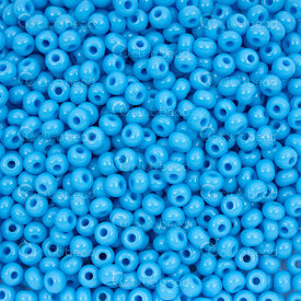 1101-3089 - Glass Bead Seed Bead Round 6/0 Preciosa Blue/Turquoise Opaque 50g app. 700pcs Czech Republic 1101-3089,Weaving,Seed beads,6/0,Bead,Seed Bead,Glass,Glass,6/0,Round,Round,Blue,Blue/Turquoise,Opaque,Czech Republic,montreal, quebec, canada, beads, wholesale