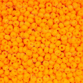1101-3091 - Glass Bead Seed Bead Round 6/0 Preciosa Light Orange Opaque 50g app. 700pcs Czech Republic 1101-3091,Weaving,Seed beads,Czech,Bead,Seed Bead,Glass,Glass,6/0,Round,Round,Orange,Orange,Light,Opaque,montreal, quebec, canada, beads, wholesale