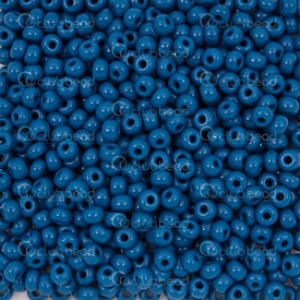 1101-3099 - Bille de Verre Perle de Rocaille Rond 6/0 Preciosa Denim Opaque Trou 1mm 50g app. 700pcs République Tcheque 1101-3099,Tissage,Perles de rocaille,Tchèques,montreal, quebec, canada, beads, wholesale