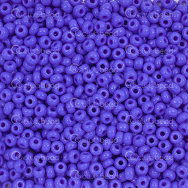 *A-1101-3109 - Bead Seed Bead 6/0 Chalk Light Blue 1 Bag (app. 50g) (App. 700pcs) Preciosa Czech Republic *A-1101-3109,Bead,Seed Bead,Glass,6/0,Blue,Blue,Chalk,Light,Czech Republic,Preciosa,1 Bag (app. 50g),(App. 700pcs),montreal, quebec, canada, beads, wholesale