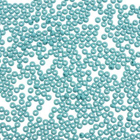 A-1101-3123 - Bead Seed Bead Preciosa 6/0 Chalk Turquoise 1 Box (app. 100 gr.) Czech Republic A-1101-3123,Weaving,Seed beads,Nb 6,Bead,Seed Bead,Glass,6/0,Round,Green,Turquoise,Chalk,Czech Republic,Preciosa,1 Box (app. 100 gr.),montreal, quebec, canada, beads, wholesale