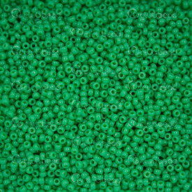1101-7603-29-23GR - Glass Bead Seed Bead Round 11/0 Miyuki Dyed Opaque Grass 24g Japan 11-94476 1101-7603-29-23GR,bille vert,montreal, quebec, canada, beads, wholesale