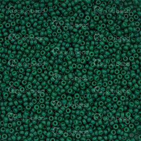 1101-7604-13-23GR - Glass Bead Seed Bead Round 11/0 Miyuki Matt Special Dyed Hunter Green 23g Japan 11-92048 1101-7604-13-23GR,New Products,montreal, quebec, canada, beads, wholesale