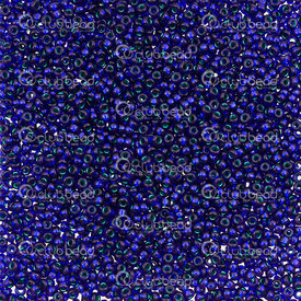1101-7605-05-23.5GR - Glass Bead Seed Bead Round 11/0 Miyuki Emerald Saphire Dark Metallic 23.5g Japan 11-91457 1101-7605-05-23.5GR,Beads,Bead,Seed Bead,Glass,Glass,11/0,Round,Round,Blue,Emerald Saphire Dark,Metallic,Japan,Miyuki,23.5g,montreal, quebec, canada, beads, wholesale