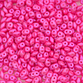 1101-7850-47 - Glass Bead Seed Bead Superduo 2.5X5MM Tropical Passion Pink 2 Holes App. 24gr Preciosa Czech Republic DU0502010-24508-TB 1101-7850-47,Weaving,Seed beads,Czech,montreal, quebec, canada, beads, wholesale