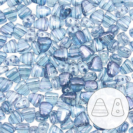 1101-8000-03 - Glass Bead Seed Bead Nit-Bit 6x5mm Matubo Lustred Blue Crystal 2 Holes 23g Czech Republic NB6500030-14464-TB 1101-8000-03,Beads,Seed beads,Nib-Bit,Bead,Seed Bead,Glass,Glass,6X5MM,Triangle,Nit-Bit,Blue,Blue,Lustred,Crystal,montreal, quebec, canada, beads, wholesale