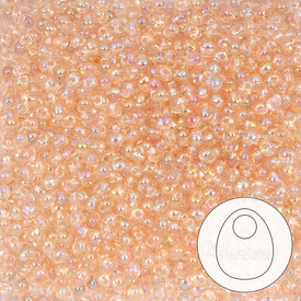 1101-8051-11 - Glass Bead Seed Bead Drop 2.8mm Miyuki Iris Peach 22g Japan 1101-8051-11,Beads,montreal, quebec, canada, beads, wholesale