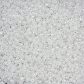 1101-9001-0201 - Bille Perle de Rocaille 2mm Blanc Perle 90gr (approx. 6000pcs) 1 Sac 1101-9001-0201,GLASS PEARLS,montreal, quebec, canada, beads, wholesale