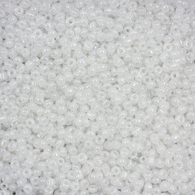 1101-9001-0201 - Bille Perle de Rocaille 10/0 (2mm) Blanc Perle 90gr (approx. 6000pcs) 1 Sac 1101-9001-0201,Seed Pearls,montreal, quebec, canada, beads, wholesale