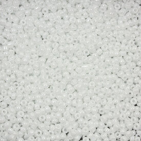 1101-9001-0203 - Bille de Verre Perle de Rocaille Rond 10/0 Blanc Perle 90g app. 6000pcs 1101-9001-0203,Tissage,Perles de rocaille,No 10,Bille,Perle de Rocaille,Verre,Verre,10/0,Rond,Rond,Blanc,Blanc Perle,Chine,90g app. 6000pcs,montreal, quebec, canada, beads, wholesale