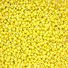 1101-9001-0209 - Bille de Verre Perle de Rocaille Rond 10/0 Jaune Opaque 90g app. 6000pcs 1101-9001-0209,Billes,Perles de rocaille,No 10,Bille,Perle de Rocaille,Verre,Verre,10/0,Rond,Rond,Jaune,Jaune,Opaque,Chine,montreal, quebec, canada, beads, wholesale