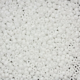 1101-9001-0303 - Bille de Verre Perle de Rocaille Rond 8/0 Blanc Perle 90g app. 2000pcs 1101-9001-0303,Tissage,Perles de rocaille,Chinoises,Bille,Perle de Rocaille,Verre,Verre,8/0,Rond,Rond,Blanc,Blanc Perle,Chine,90g app. 2000pcs,montreal, quebec, canada, beads, wholesale