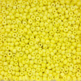 1101-9001-0309 - Bille de Verre Perle de Rocaille Rond 8/0 Jaune Opaque 90g app. 2000pcs 1101-9001-0309,Tissage,Perles de rocaille,No 8,Bille,Perle de Rocaille,Verre,Verre,8/0,Rond,Rond,Jaune,Jaune,Opaque,Chine,montreal, quebec, canada, beads, wholesale