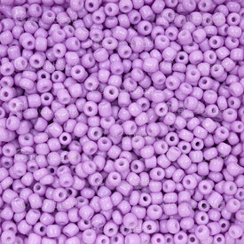 1101-9001-0313 - Bille de Verre Perle de Rocaille Rond 8/0 Mauve Opaque 90g app. 2000pcs 1101-9001-0313,Billes,Perles de rocaille,Chinoises,Bille,Perle de Rocaille,Verre,Verre,8/0,Rond,Rond,Mauve,Mauve,Opaque,Chine,montreal, quebec, canada, beads, wholesale