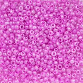 1101-9001-0321 - Bille de Verre Perle de Rocaille 8/0 (3mm) Magenta Pale Ceylon 90gr (approx. 2000pcs) 1 Sac 1101-9001-0321,BÃ,montreal, quebec, canada, beads, wholesale