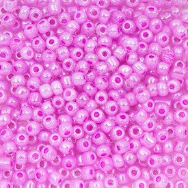 1101-9001-0421 - Glass Bead Seed Bead 6/0 (4mm) Ceylon Light Magenta 90gr (approx. 900pcs) 1 Bag 1101-9001-0421,Perles de 4,montreal, quebec, canada, beads, wholesale