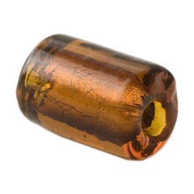 *1102-1222-03 - Glass Bead Cylinder 10MM Brown Silver Foil 16'' String *1102-1222-03,Beads,Glass,Silver foil,Bead,Glass,Cylinder,Cylinder,Brown,Brown,Silver Foil,China,16'' String,montreal, quebec, canada, beads, wholesale