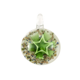*1102-1259-01 - Glass Pendant Lampwork Round App. 30x40mm Green Gold Foil 1pc *1102-1259-01,1pc,Glass,Pendant,Lampwork,Glass,Glass,App. 30x40mm,Round,Round,Green,Gold Foil,China,1pc,montreal, quebec, canada, beads, wholesale