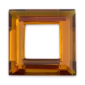 *1102-1806-05 - Glass Pendant Square Ring 20MM Brown AB 6pcs *1102-1806-05,Pendants,20MM,Pendant,Glass,20MM,Square,Square,Ring,Brown,Brown,AB,China,6pcs,montreal, quebec, canada, beads, wholesale