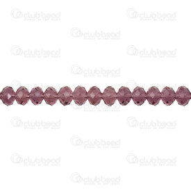 1102-3746-33 - Glass Pressed Bead Oval Faceted 6x4mm Dark Purple 16'' String 1102-3746-33,Facettes,Oval,Bead,Glass,Glass Pressed,4X6MM,Round,Oval,Faceted,Olive Green,Transparent,China,17.5" String (app100pcs),montreal, quebec, canada, beads, wholesale