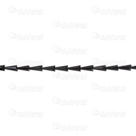1102-3814-0813 - Glass Bead Jet Artemis 4X8MM Jet 35pcs/String US 1102-3814-0813,artemis,montreal, quebec, canada, beads, wholesale