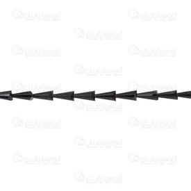 1102-3814-1213 - Glass Bead Jet Artemis 6X12MM Jet 25pcs/String 1102-3814-1213,artemis,montreal, quebec, canada, beads, wholesale
