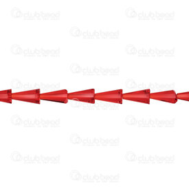 1102-3814-1611 - Glass Pressed Bead Artemis Faceted 16x8mm Hyacinth 49pcs 1102-3814-1611,hy,montreal, quebec, canada, beads, wholesale
