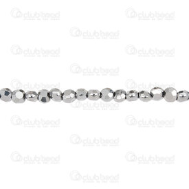 1102-3816-0335 - Glass Pressed Bead Facetted Flat Octogonal 4x4.5x3mm Silver 15.5'' String (app98pcs) 1102-3816-0335,Beads,Glass,Pressed,Bead,Facetted,Glass,Glass Pressed,4x4.5x3mm,Round,Flat Octogonal,Grey,Silver,China,15.5'' String (app98pcs),montreal, quebec, canada, beads, wholesale