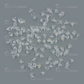 1102-3817-0401AB - Glass Pressed Bead Facetted Triangle 4x3.5x3mm Crystal AB 15.5'' String (app144pcs) 1102-3817-0401AB,Beads,Glass Pressed,Bead,Facetted,Glass,Glass Pressed,4x3.5x3mm,Triangle,Triangle,Colorless,Crystal,AB,China,15.5'' String (app144pcs),montreal, quebec, canada, beads, wholesale