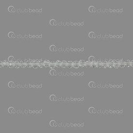 1102-3832-01 - Glass Bead Oval Faceted 3x2.5mm Crystal 2 x 16in String 1102-3832-01,facette,montreal, quebec, canada, beads, wholesale
