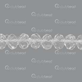 1102-3874-01 - Glass Pressed Bead Oval Faceted 6x8mm Crystal 17.5" String (app72pcs) 1102-3874-01,Beads,Glass,6X8MM,Bead,Glass,Glass Pressed,6X8MM,Oval,Faceted,Crystal,China,17.5" String (app72pcs),montreal, quebec, canada, beads, wholesale