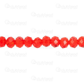 1102-3874-11 - Glass Pressed Bead Oval Faceted 6x8mm Hyacinth 17.5" String (app72pcs) 1102-3874-11,hy,montreal, quebec, canada, beads, wholesale
