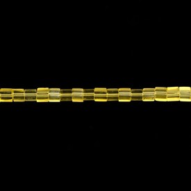 *1102-4610-19 - Glass Bead Cube 4mm Yellow App. 500g *1102-4610-19,500gr,Bead,Glass,4mm,Square,Cube,Yellow,Yellow,China,500gr,montreal, quebec, canada, beads, wholesale