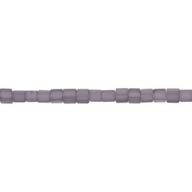 *1102-4611-07 - Glass Bead Cube 4mm Violet Matt App. 500g *1102-4611-07,Beads,Glass,500gr,Bead,Glass,4mm,Square,Cube,Mauve,Violet,Matt,China,500gr,montreal, quebec, canada, beads, wholesale